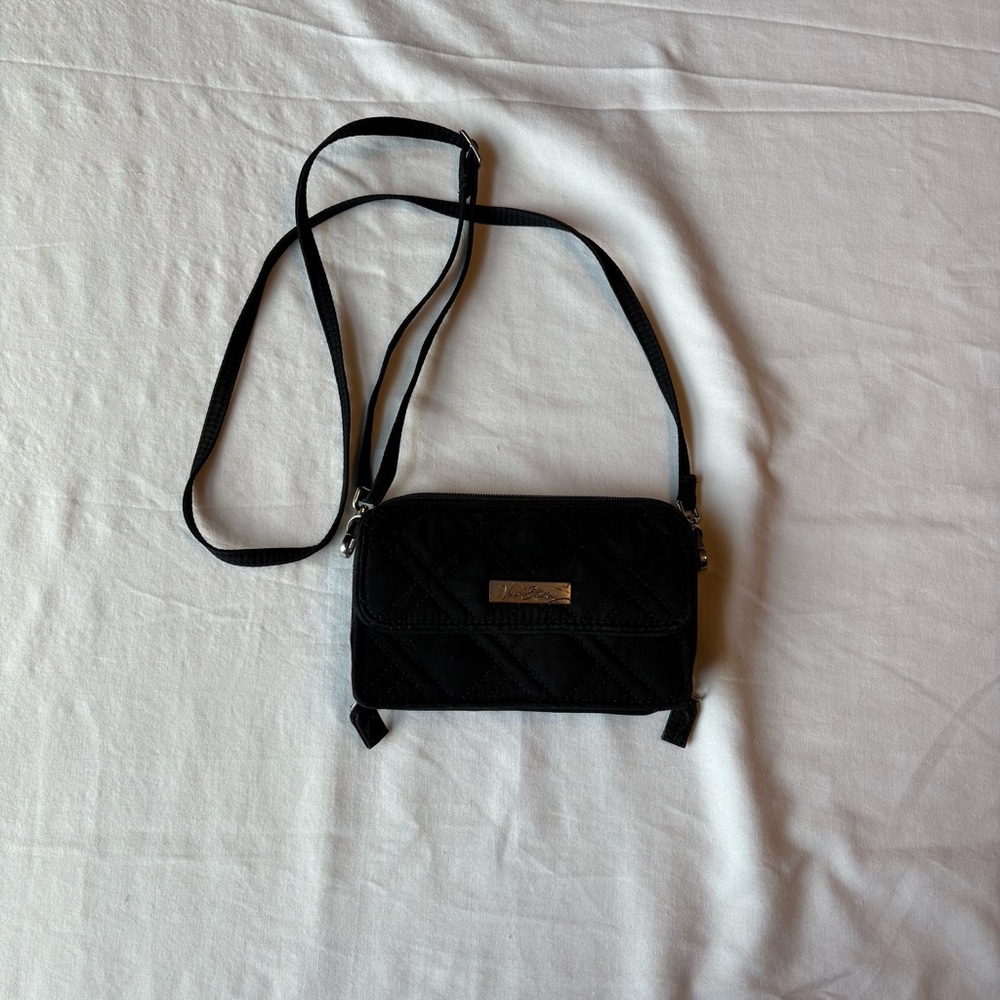 Vera Bradley RFID All IN One Crossbody Bag in Black
